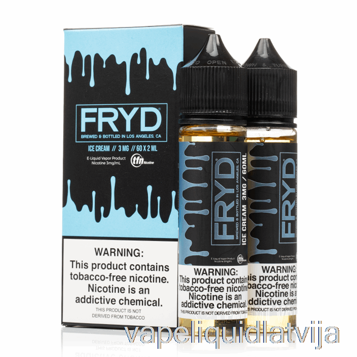 Saldējums - Fry E-liquid - 120ml 6mg Vape šķidrums